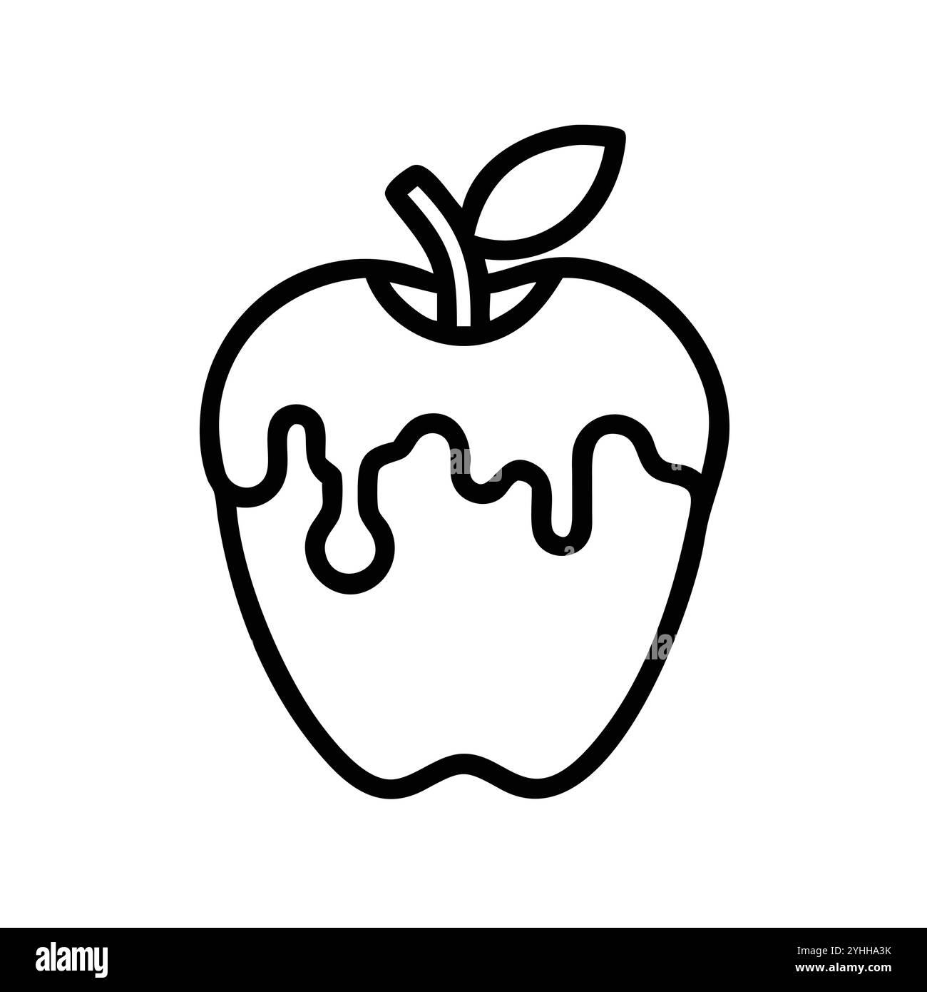 Ice apple fruit Black and White Stock Photos & Images - Alamy
