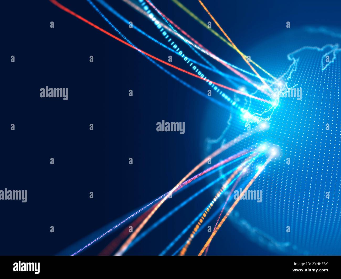 Globe lines data hi-res stock photography and images - Alamy