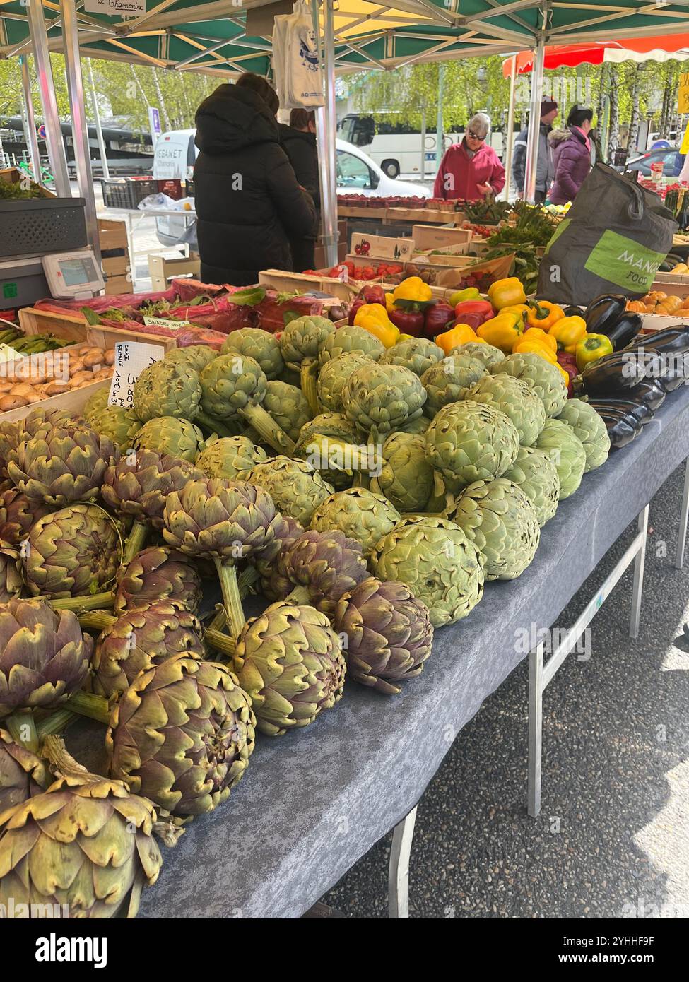 Saturday Market - Smartphone Captured Stock Image