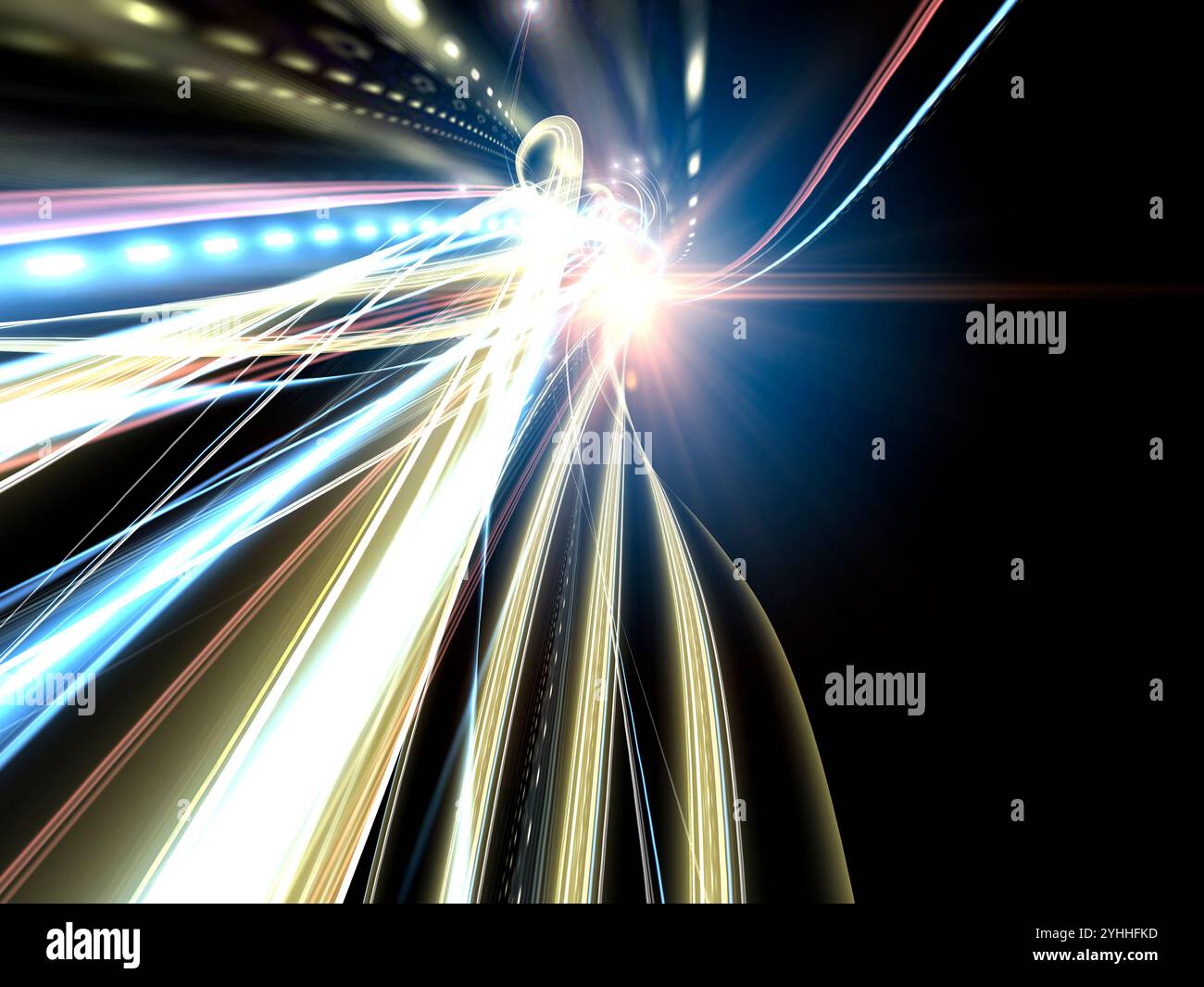 Radial rays moving Stock Photo - Alamy