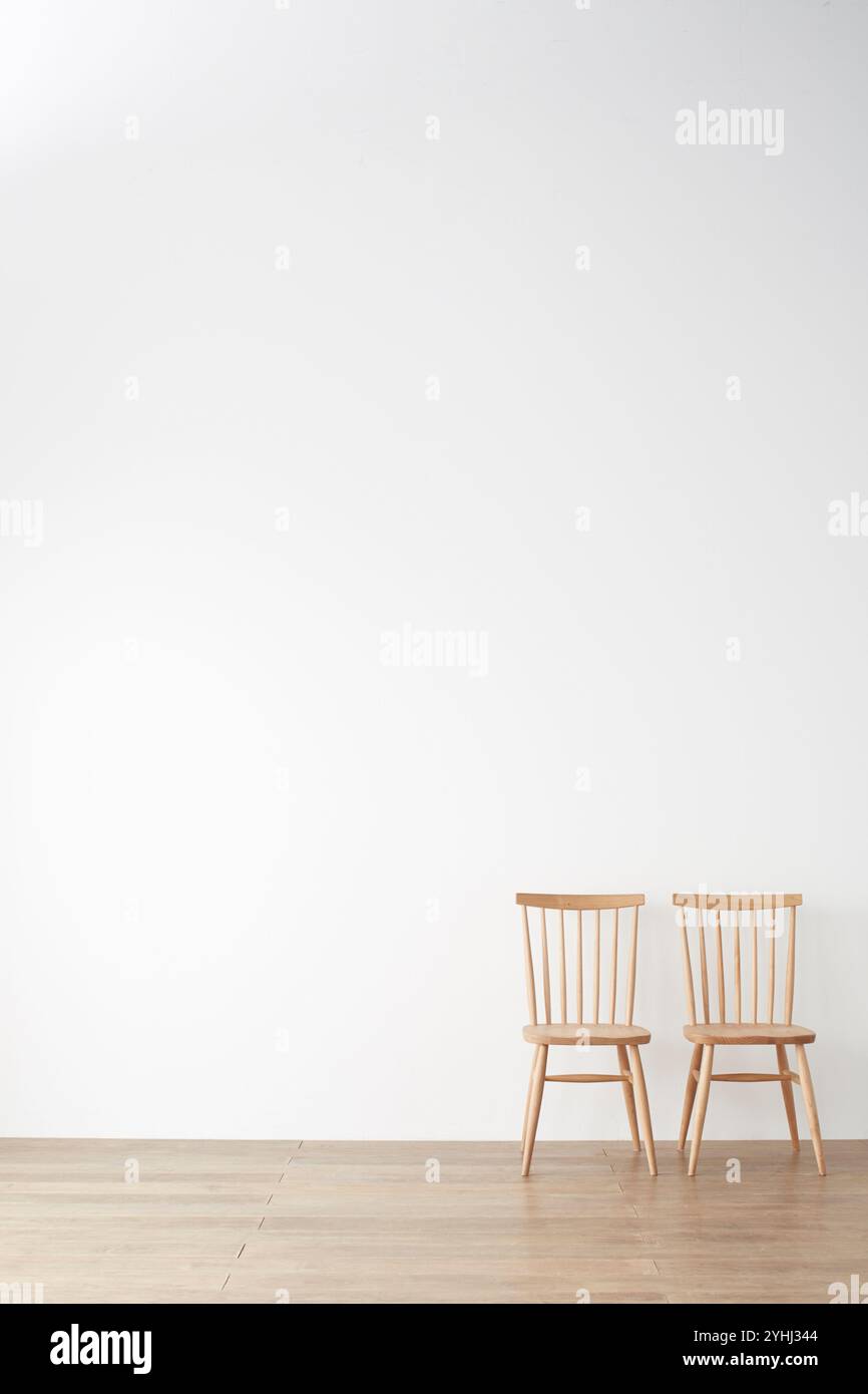 Matching wooden chairs hi-res stock photography and images - Alamy
