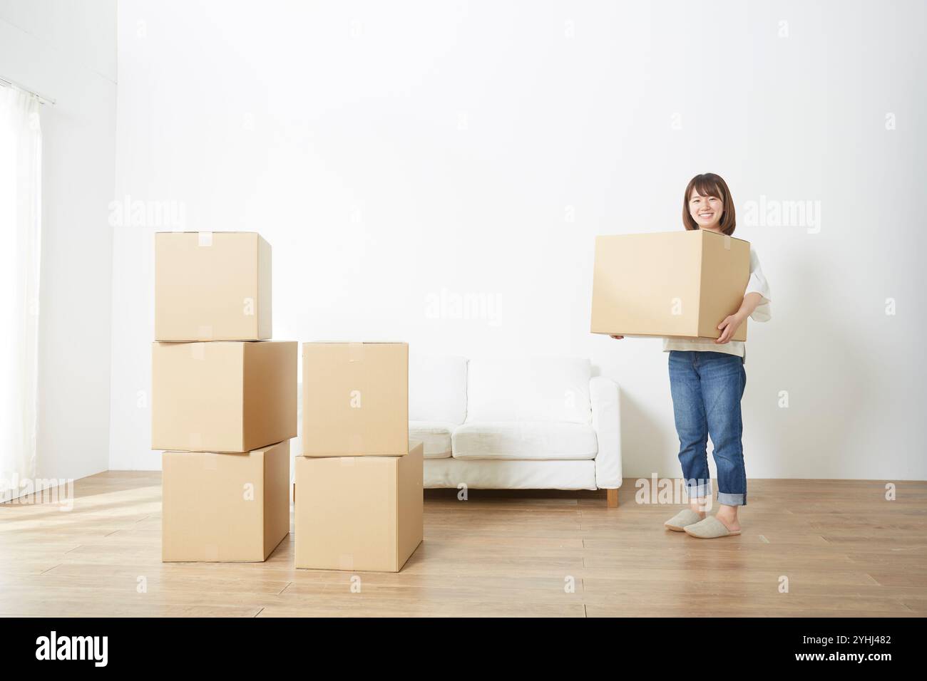 Nest boxes woman hi-res stock photography and images - Alamy