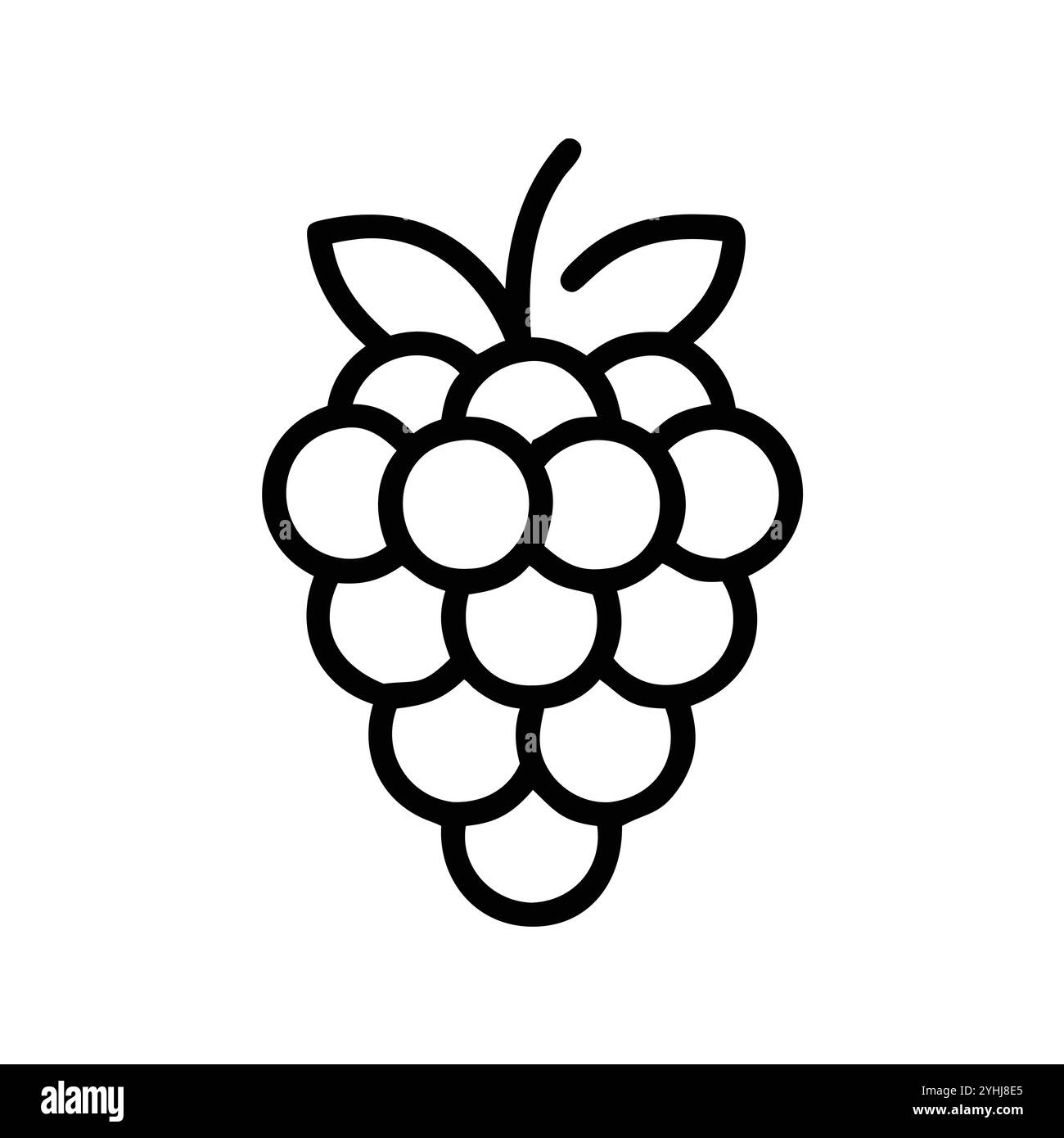 simple vector illustration of a raspberry, in a simple and clean style ...