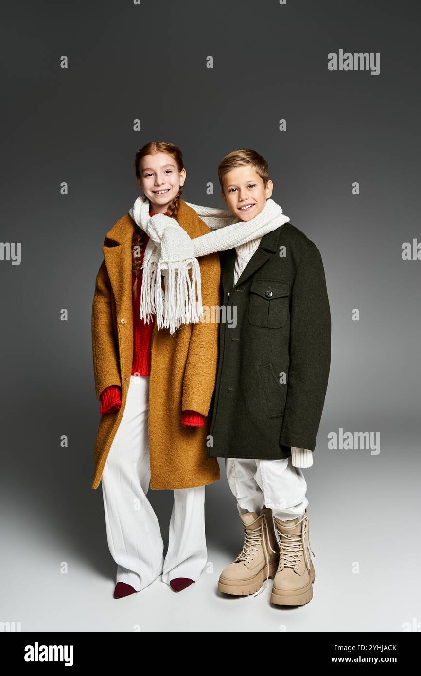 Middle And Small Children Wear Double-sided Padded Winter Jackets