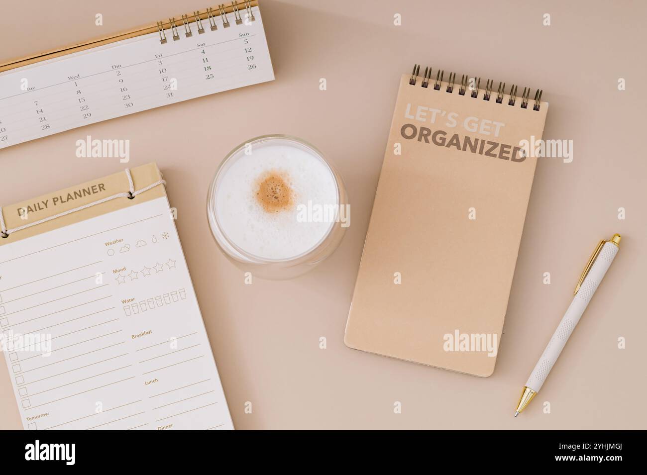 Daily planner art hi-res stock photography and images - Alamy