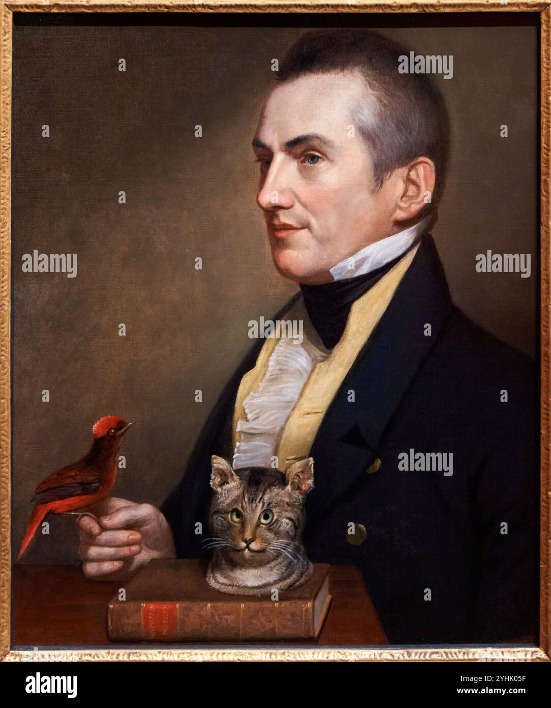 Charles Waterton, (1782-1865), 1824, By Charles Willson Peale, National Portrait Gallery, London, UK Stock Photo