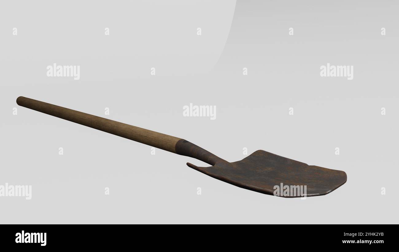 Spade tool vector hi-res stock photography and images - Alamy
