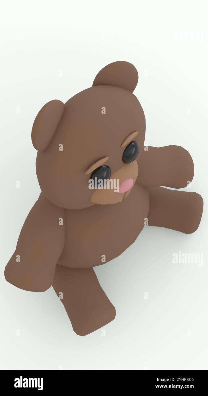 3d teddy bear hi-res stock photography and images - Alamy