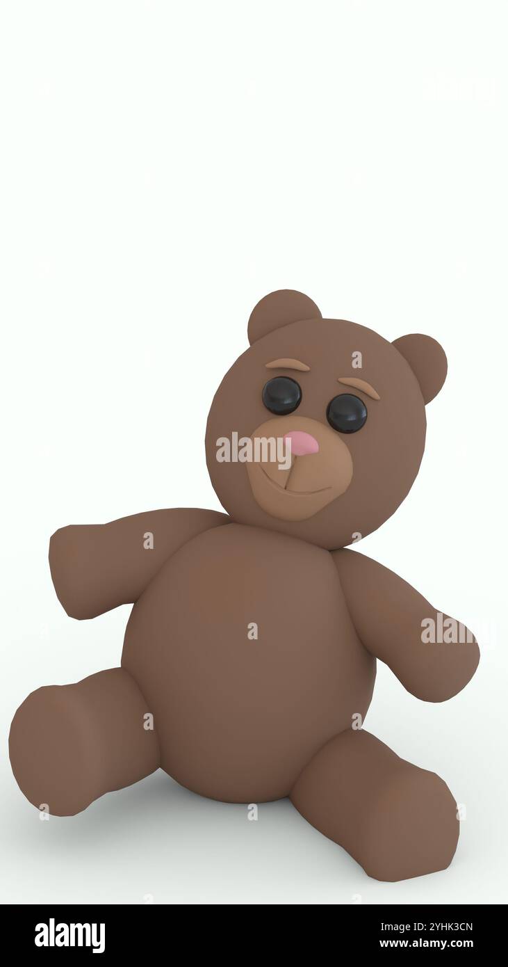 Teddy bear toy white hi-res stock photography and images - Alamy