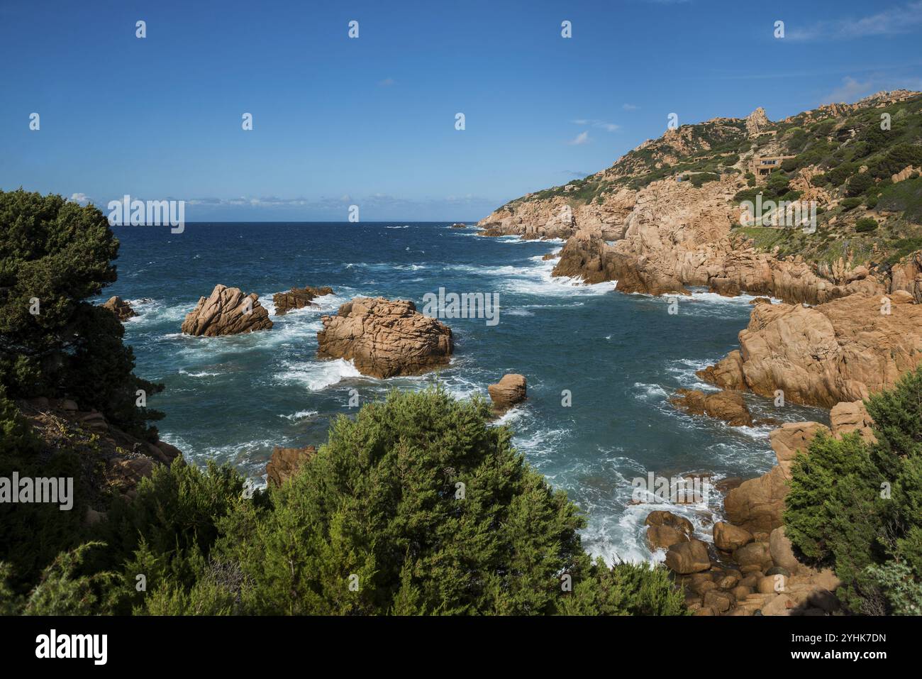 Red Rocks Europe Red rocks by the sea, Costa Paradiso, Sardinia, Italy, Europe Stock ...