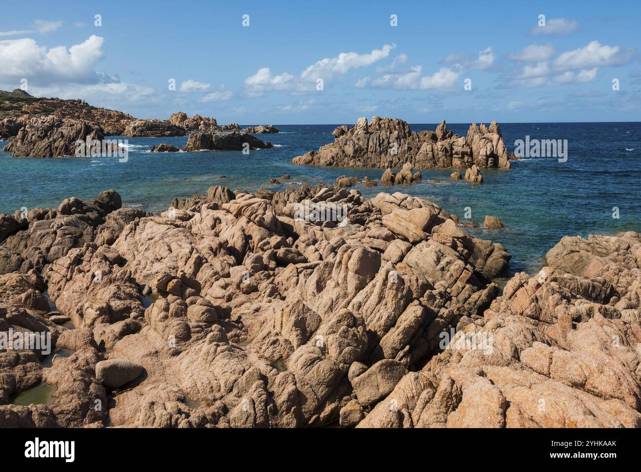 Red Rocks Europe Red rocks by the sea, Costa Paradiso, Sardinia, Italy, Europe Stock ...
