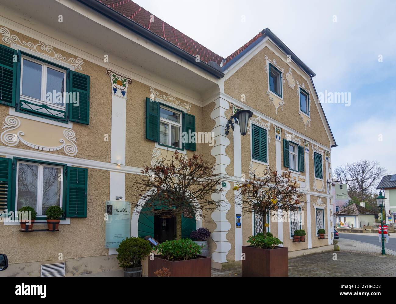 Sankt Veit in der Südsteiermark: inn Gasthof zur Traube Thaller in Süd-Steiermark, Steiermark, Styria, Austria Stock Photo