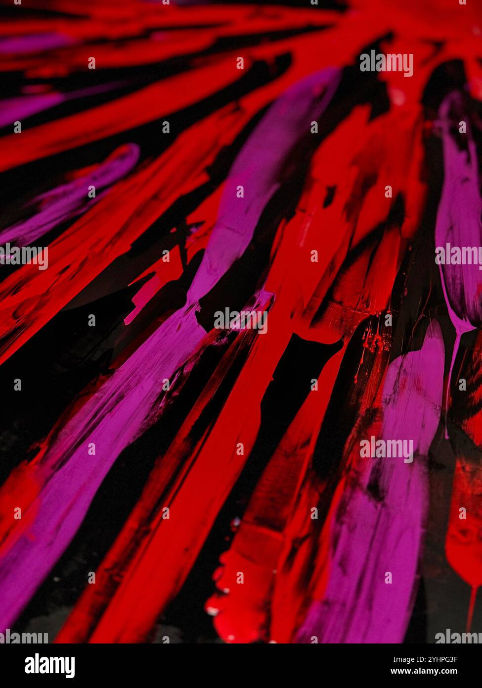 Black acrylic paint hi-res stock photography and images - Alamy