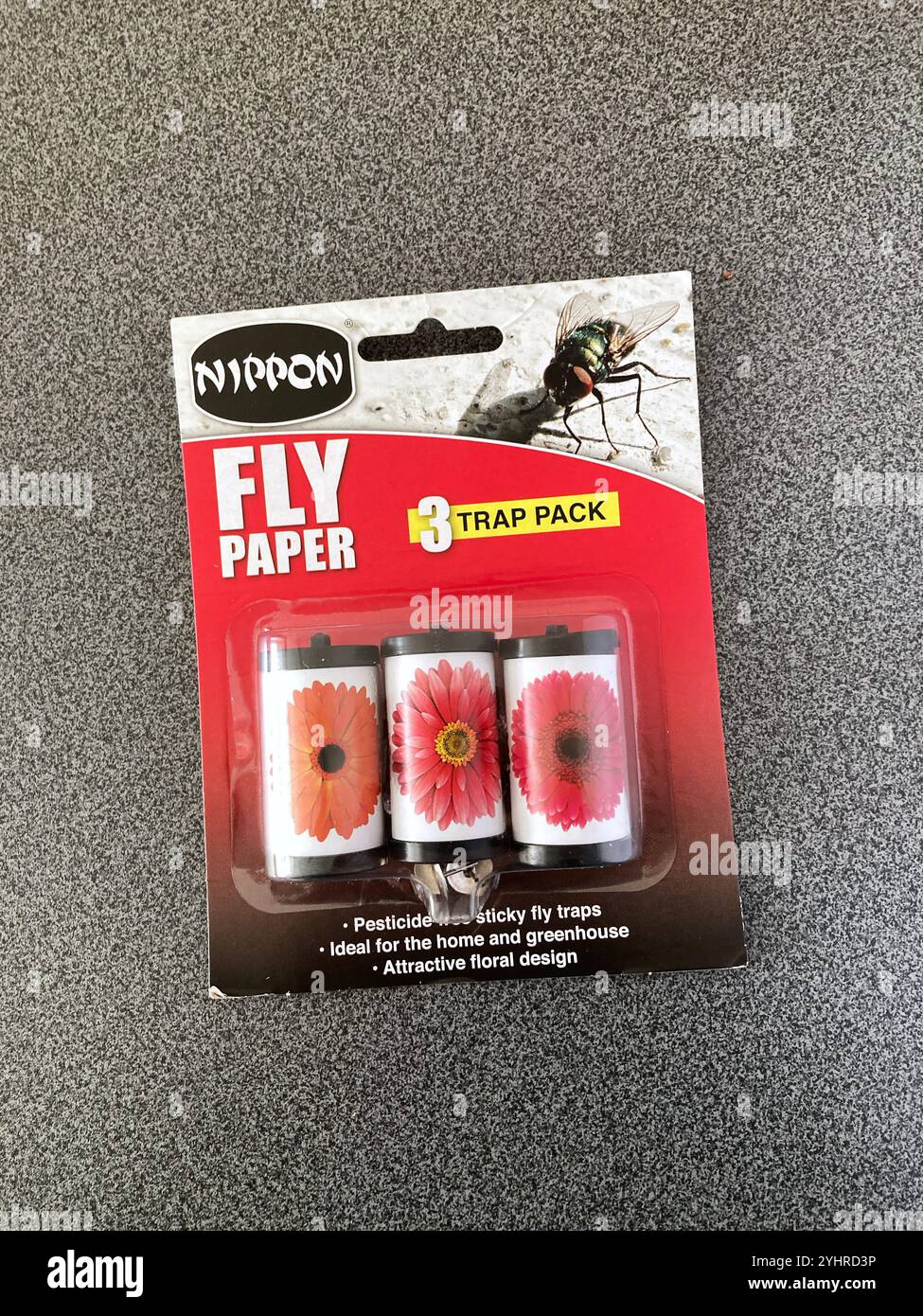 Fly paper Strips - Pest control - Smartphone Captured Stock Image