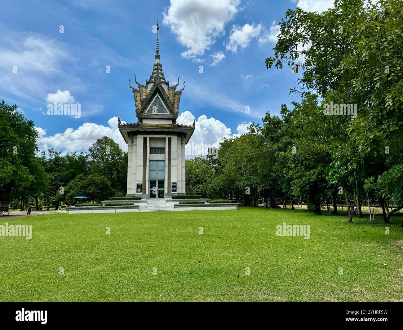 S21 killing fields & Tuol Sleng museums, interrogatio centre and extermination camp, under the Pol pot dictatorship (1975-1979), Phnom Penh , Cambodia - Smartphone Captured Stock Image