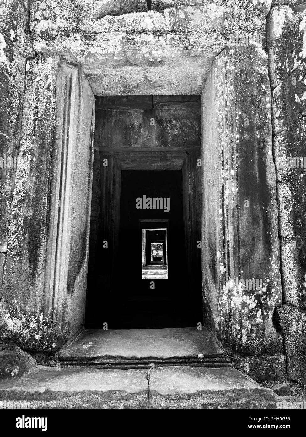 Different perspective , Angkor temple , Cambodia - Smartphone Captured Stock Image