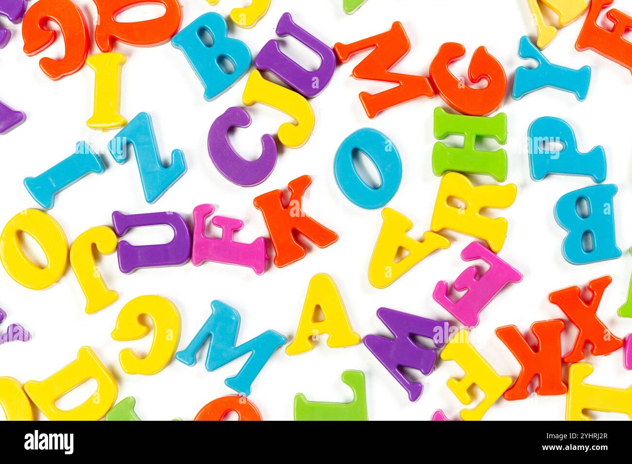 colorful toy alphabet letters Stock Photo - Alamy