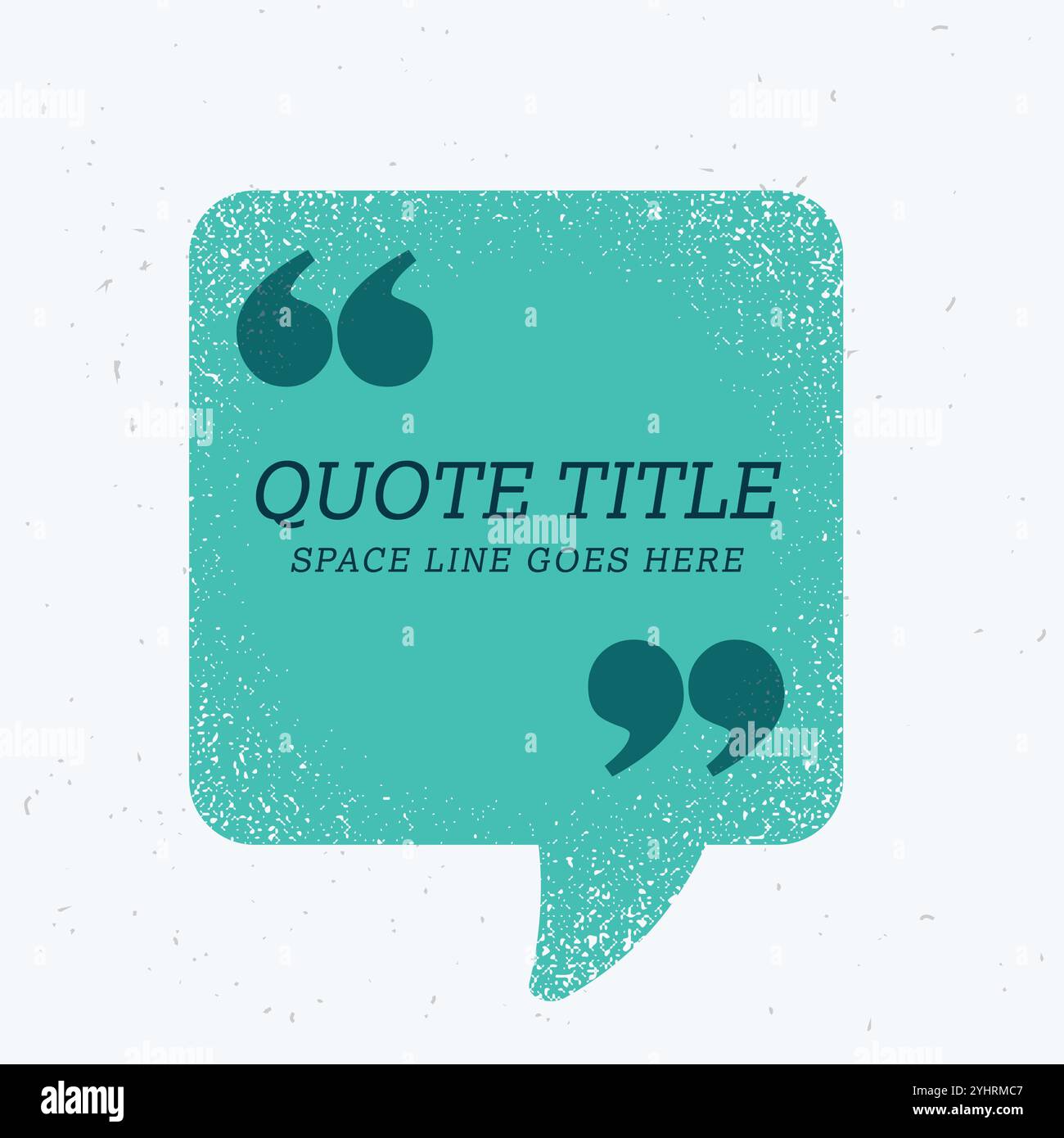 Blue chat bubble quotation mark hi-res stock photography and images - Alamy