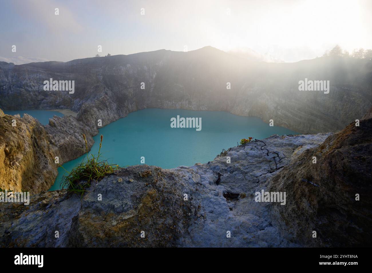 Volcano Enchanted Kelimutu Crater Lage Tiwu Ata Polo Bewitched, or Enchanted Lake on a ...