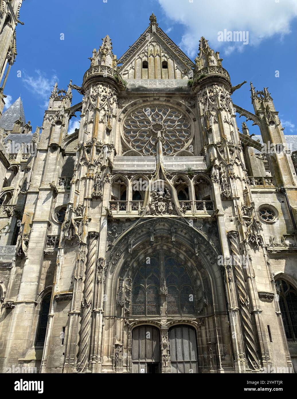 Notre-Dame de Senlis - Senlis Cathedral - Smartphone Captured Stock Image