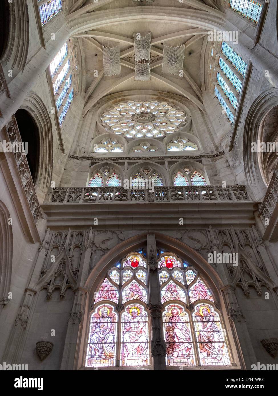 Notre-Dame de Senlis - Senlis Cathedral - Smartphone Captured Stock Image