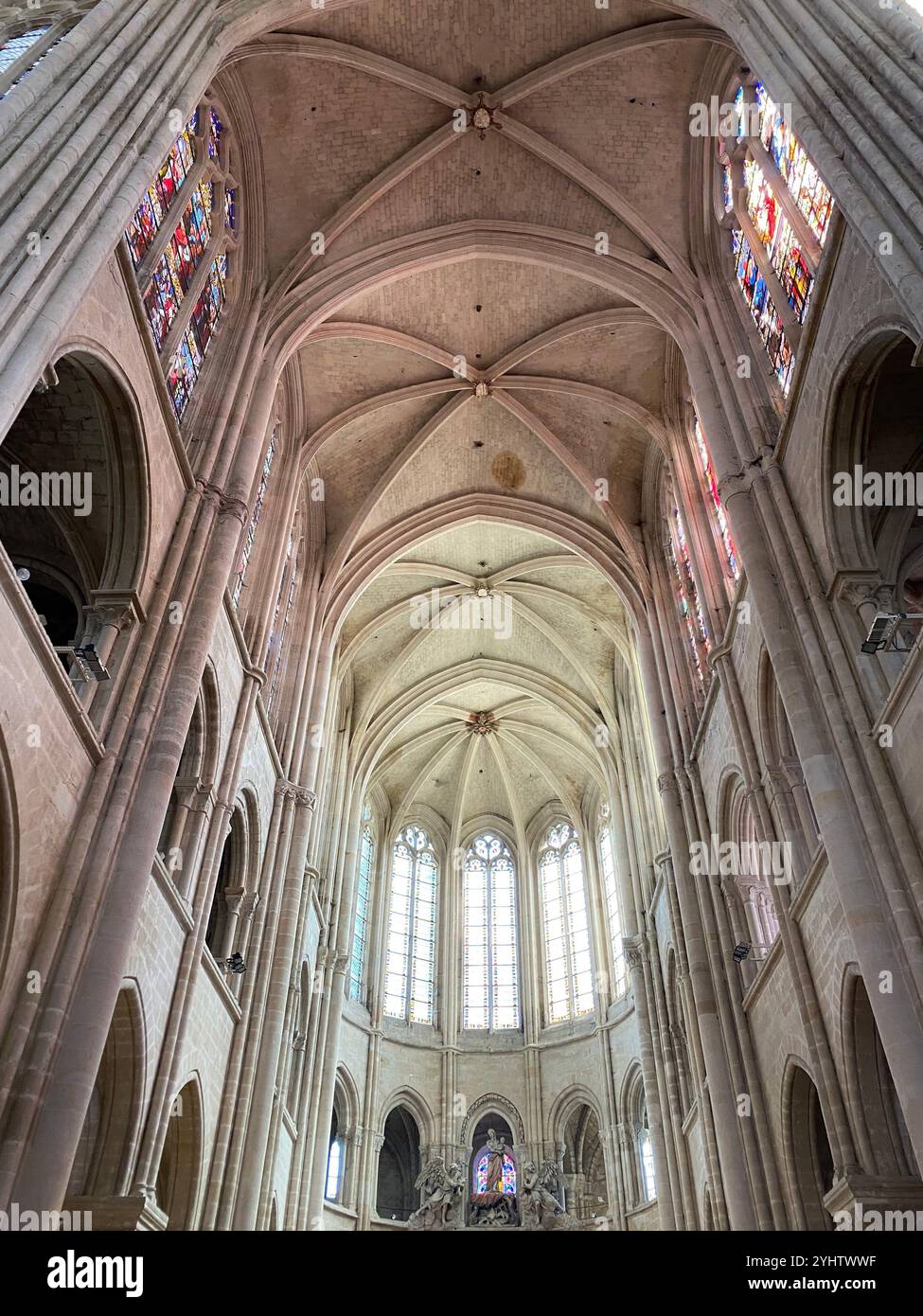 Notre-Dame de Senlis - Senlis Cathedral - Smartphone Captured Stock Image