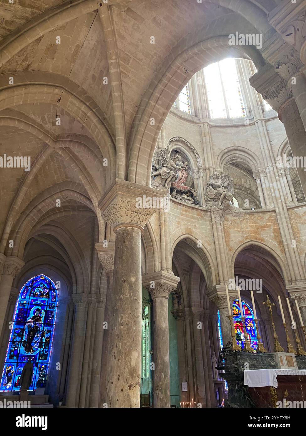 Notre-Dame de Senlis - Senlis Cathedral - Smartphone Captured Stock Image