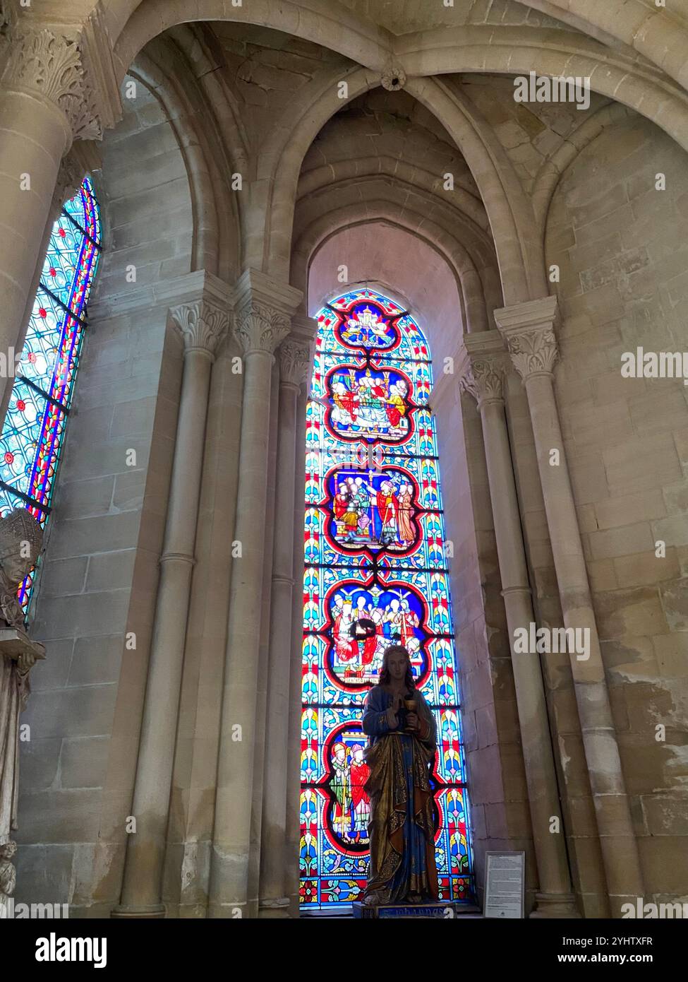 Notre-Dame de Senlis - Senlis Cathedral - Smartphone Captured Stock Image