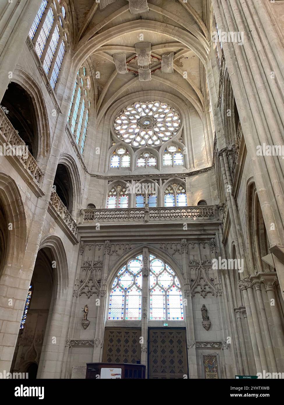 Notre-Dame de Senlis - Senlis Cathedral - Smartphone Captured Stock Image