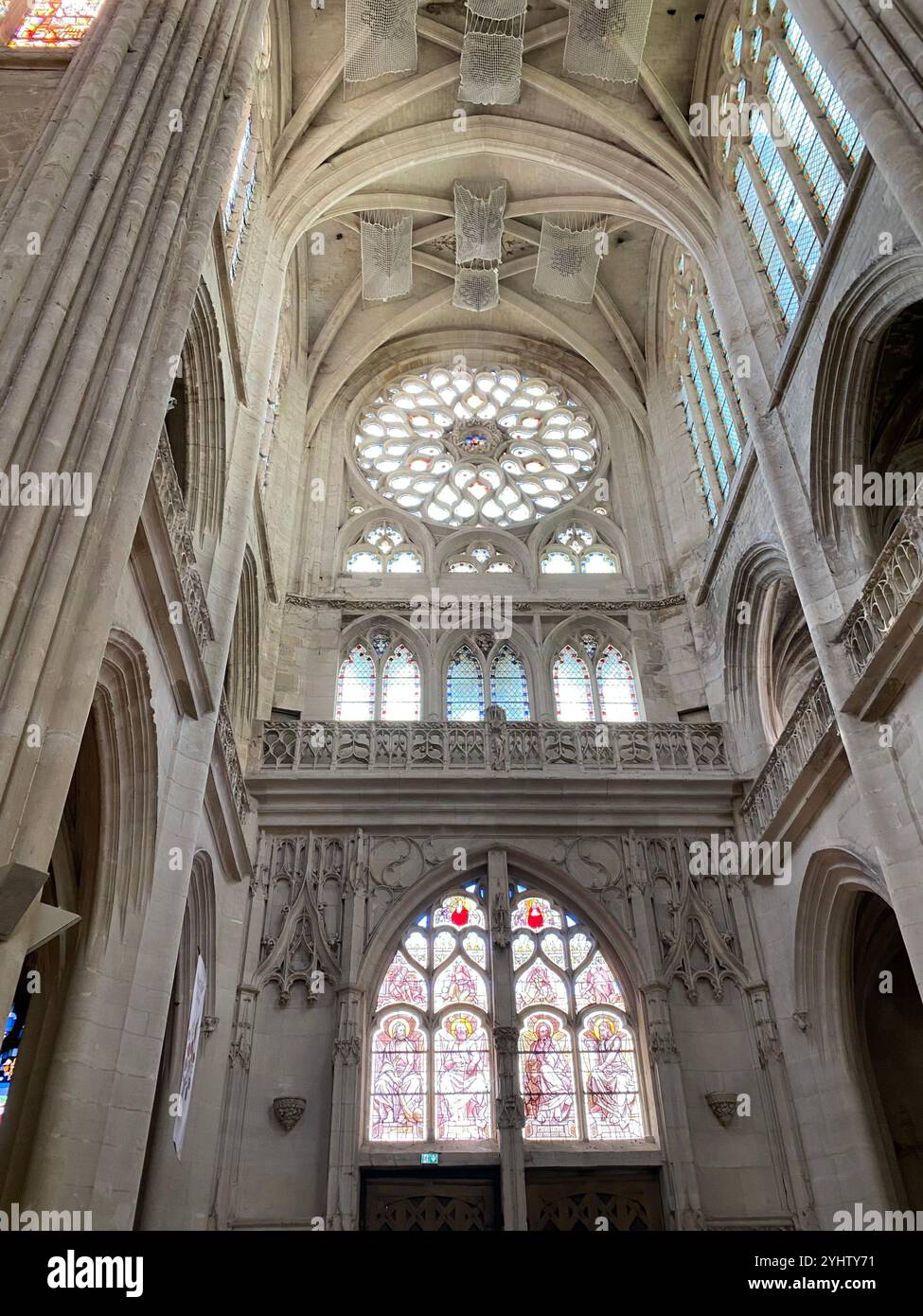 Notre-Dame de Senlis - Senlis Cathedral - Smartphone Captured Stock Image