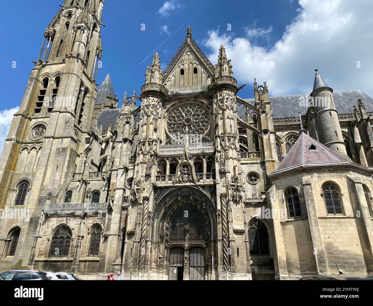 Notre-Dame de Senlis - Senlis Cathedral - Smartphone Captured Stock Image