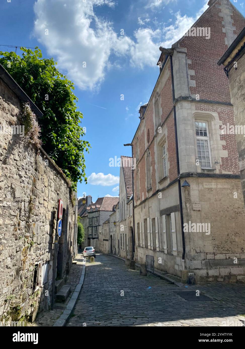 Senlis Architecture, French architecture - Smartphone Captured Stock Image