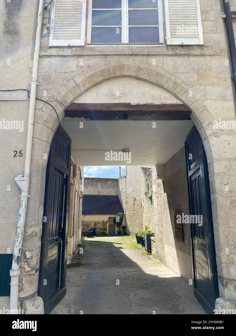 Senlis Architecture, French architecture - Smartphone Captured Stock Image