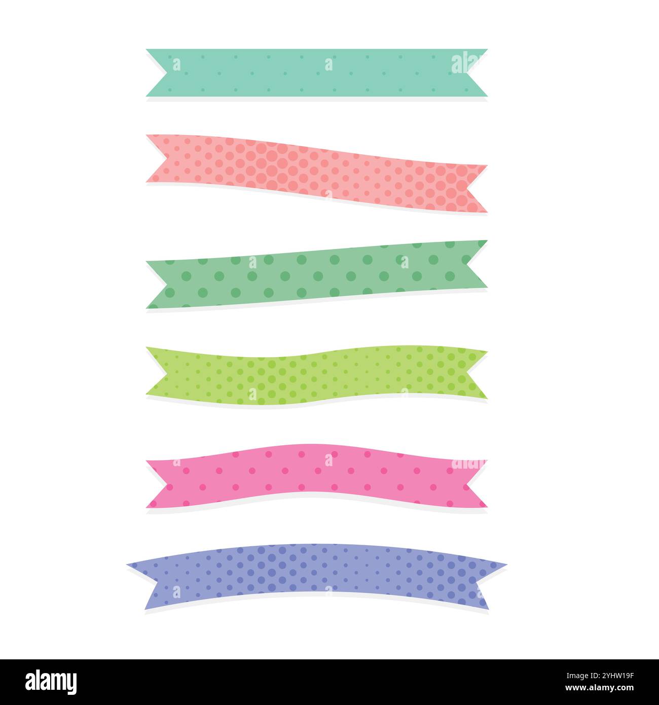 Set cute ribbon blank Stock Vector Images - Alamy