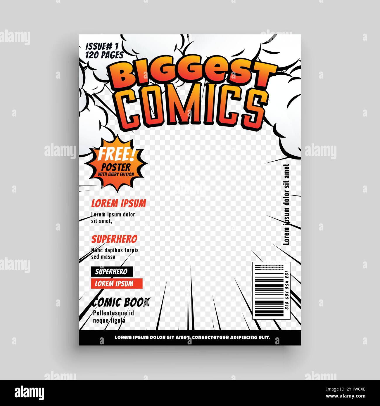 Comic cover Stock Vector Images - Alamy