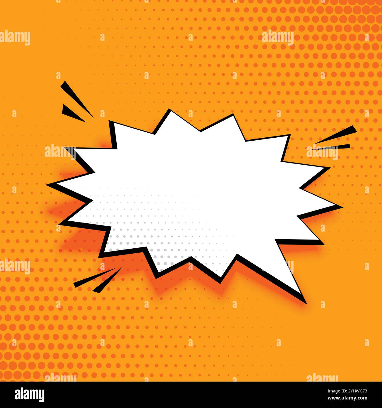 empty comic speech chat bubble background Stock Vector Image & Art - Alamy