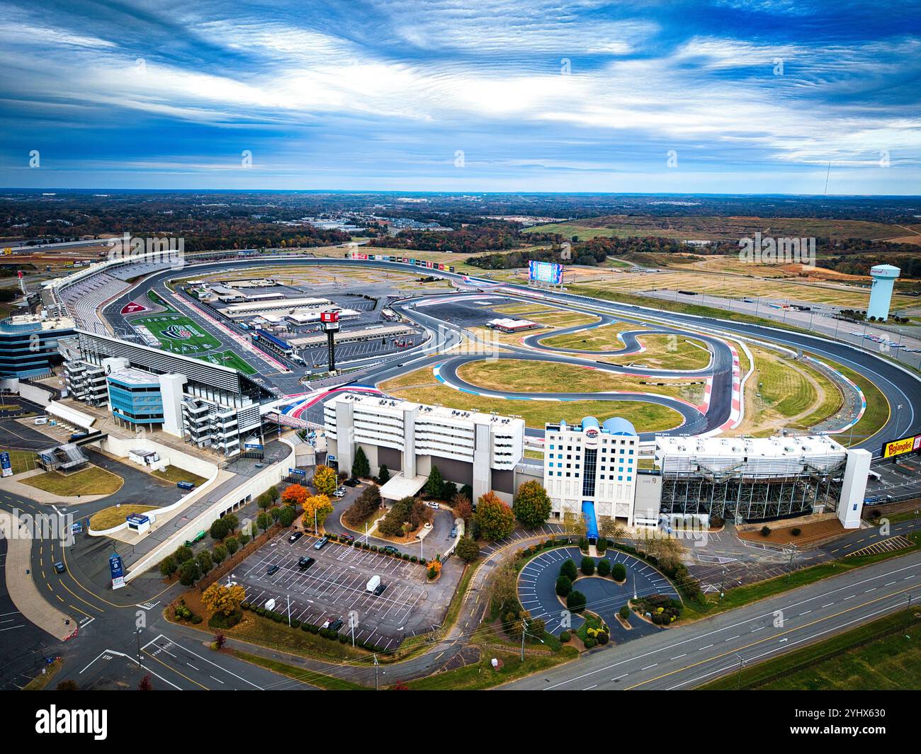 Charlotte motor speedway aerial hi-res stock photography and images - Alamy