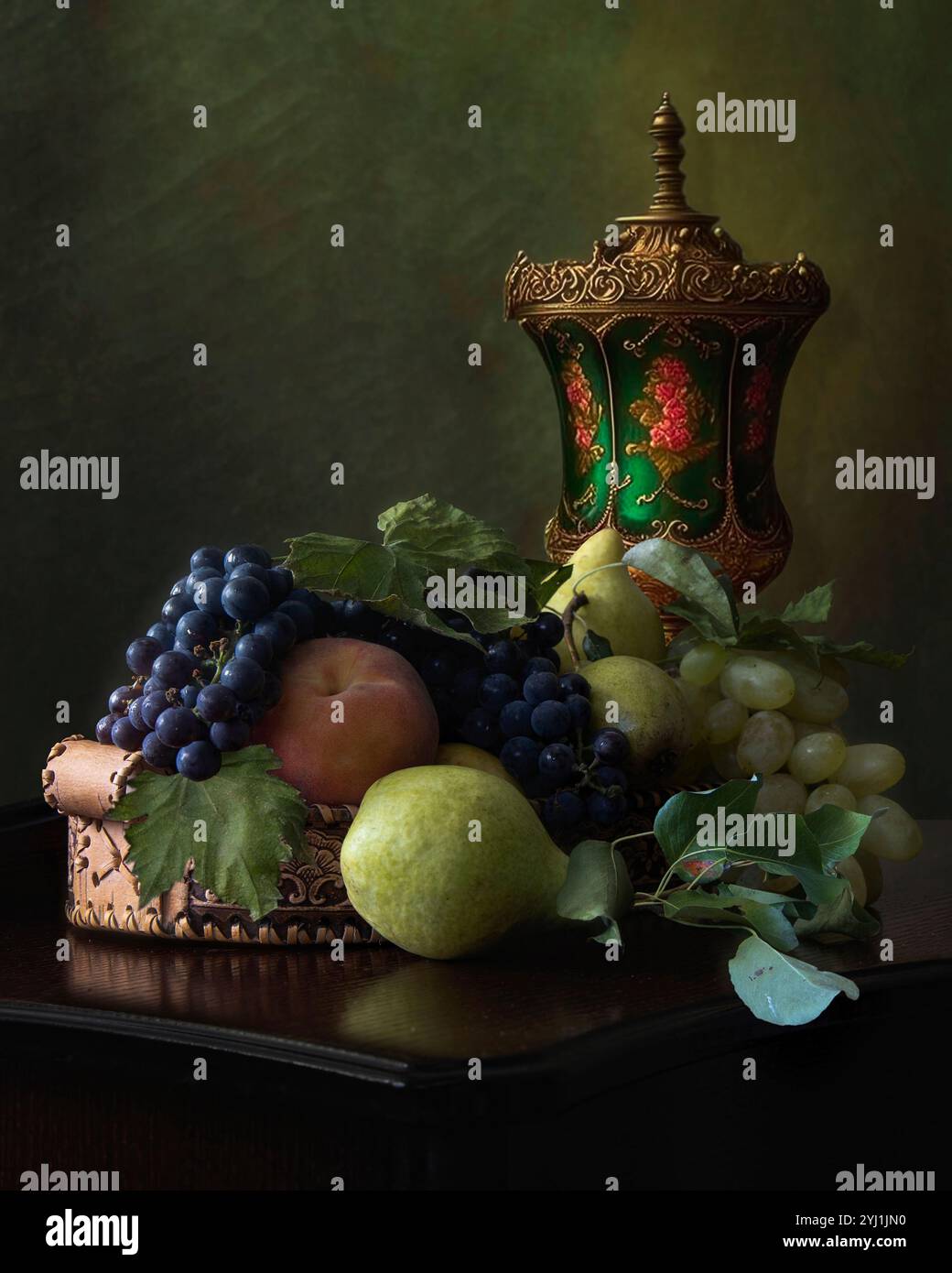 Still life with fruits and berries Stock Photo - Alamy