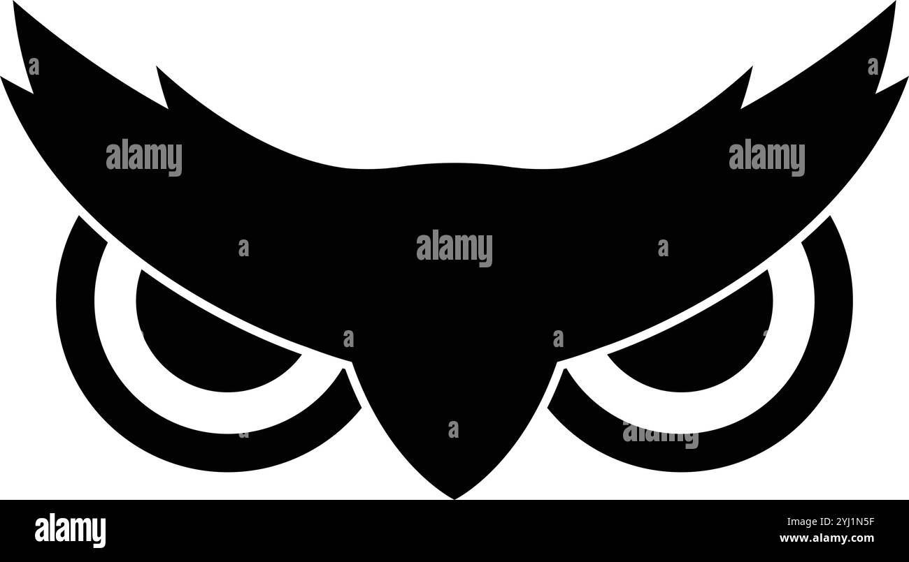 owl logo icon illustration design Stock Vector Image & Art - Alamy