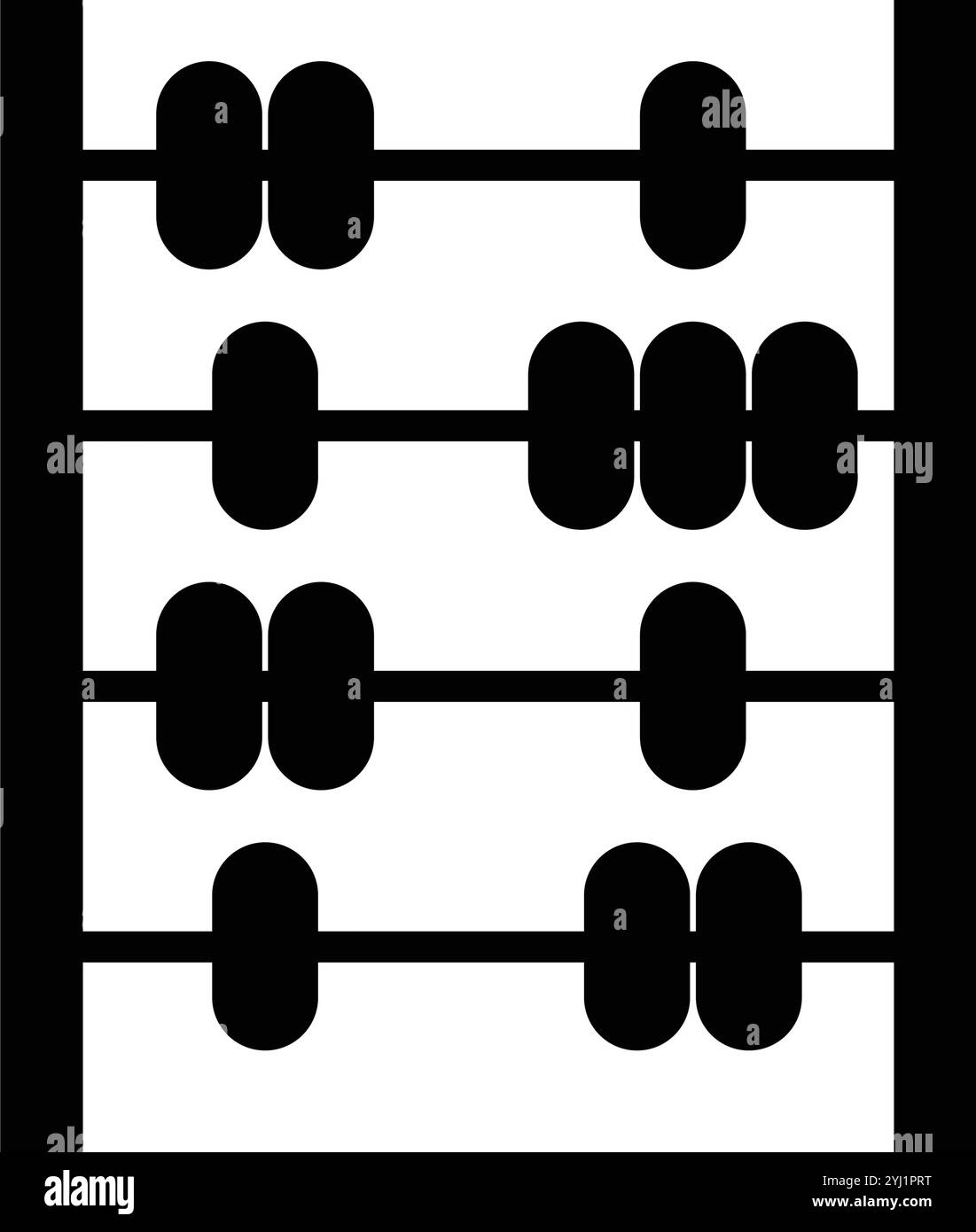 Calculation tool object calculator Black and White Stock Photos ...