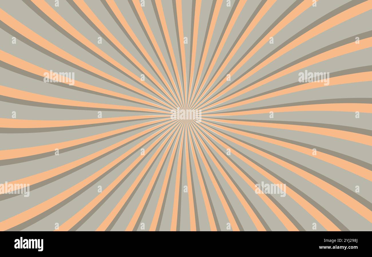 Pop art radial colorful comics book magazine cover. Striped green ...