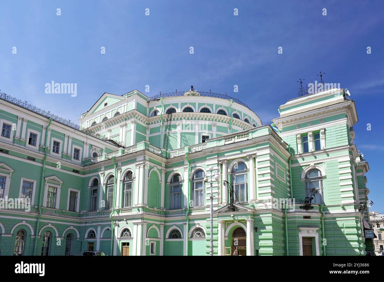 The Mariinsky Opera and Ballet Theater in Saint Petersburg, Russia Stock Photo