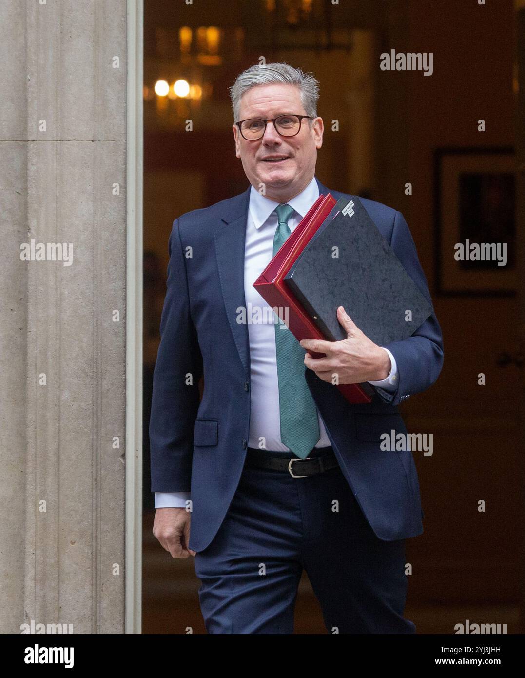 London, England, UK. 13th Nov, 2024. UK Prime Minister KEIR STARMER is seen leaving 10 Downing Street for Prime Minister's Questions session. (Credit Image: © Tayfun Salci/ZUMA Press Wire) EDITORIAL USAGE ONLY! Not for Commercial USAGE! Credit: ZUMA Press, Inc./Alamy Live News Stock Photo