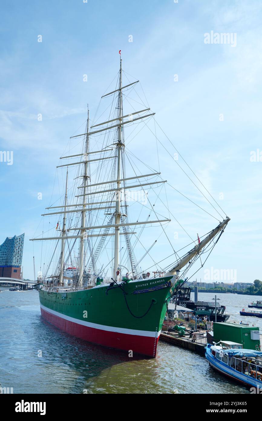 Hamburg Harbour, Free and Hanseatic City of Hamburg,Germany Stock Photo ...