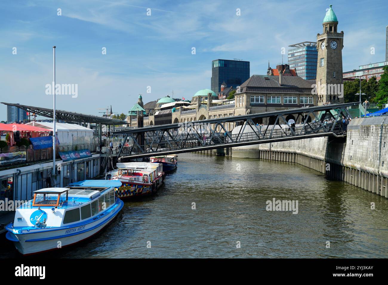 Hamburg Harbour, Free and Hanseatic City of Hamburg,Germany Stock Photo ...