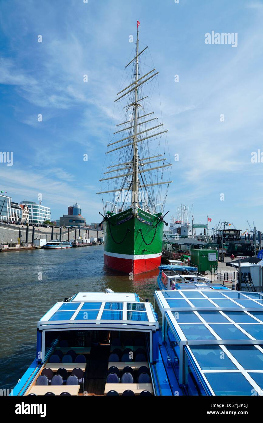 Hamburg Harbour, Free and Hanseatic City of Hamburg,Germany Stock Photo ...