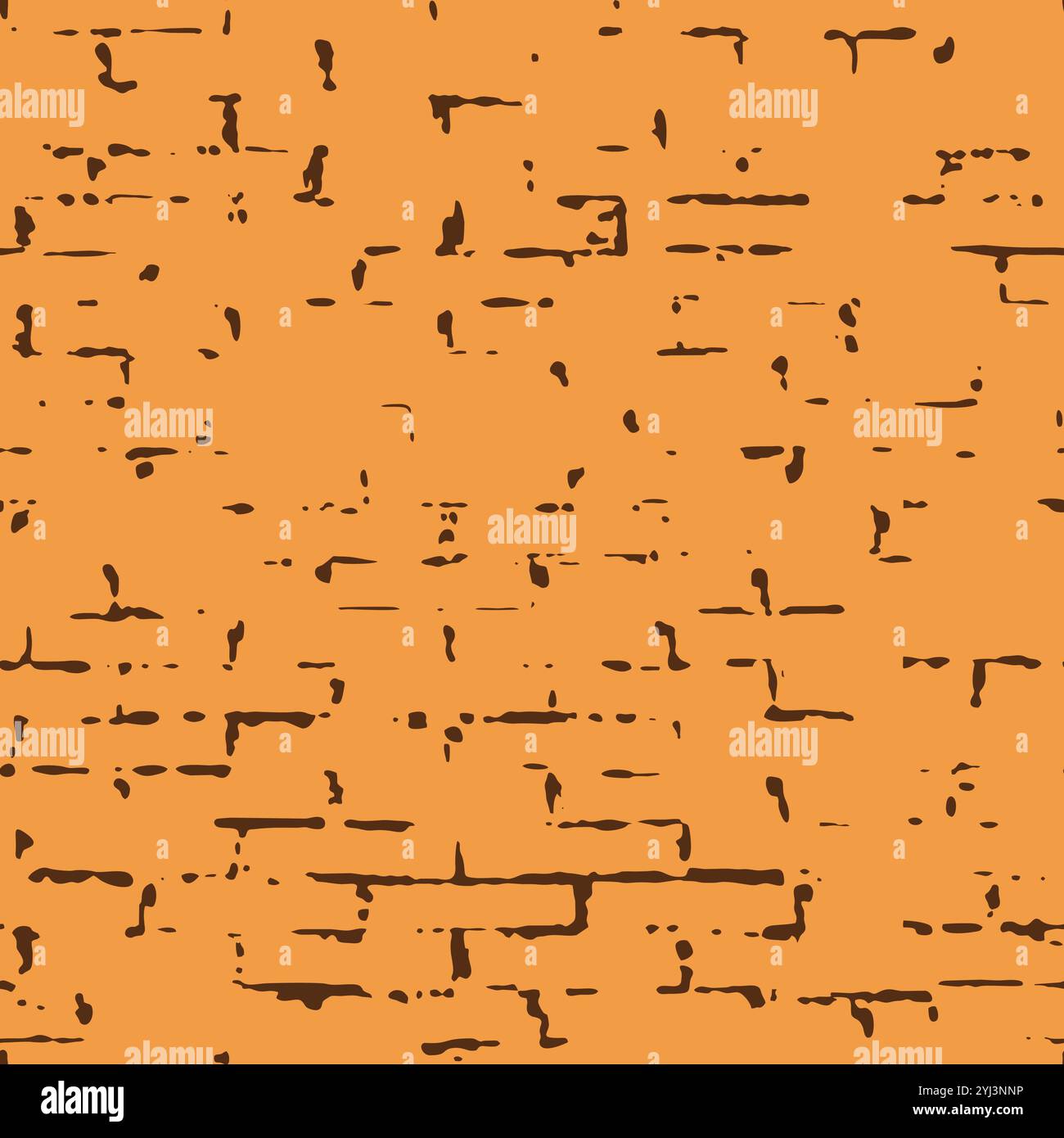 Old wall brick texture. Vector seamless pattern Stock Vector