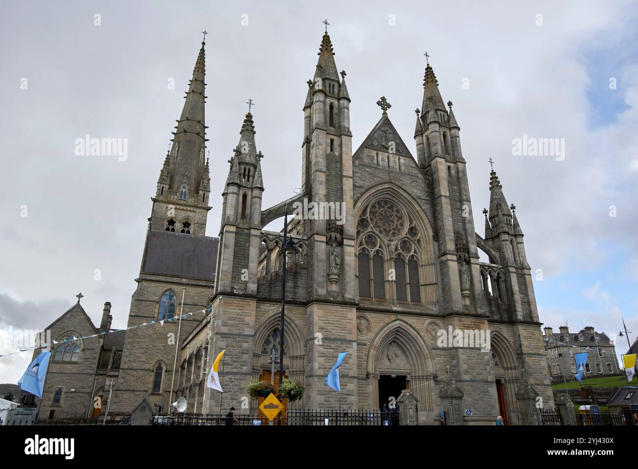 st eunans cathedral cathedral quarter letterkenny, county donegal, republic of ireland Stock Photo