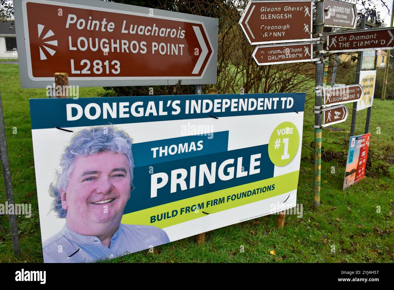 Election posters. The 2024 Irish general election to elect the 34th