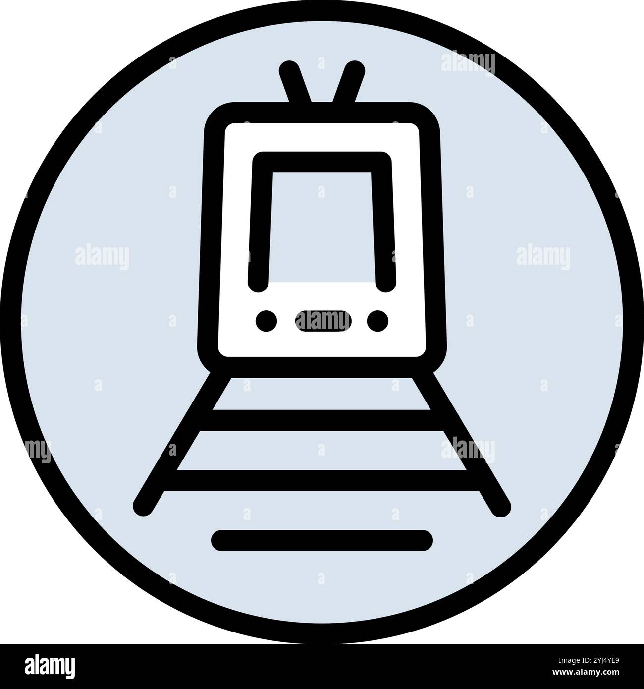 Rail Transport Color Icons, designed for various transport-related ...